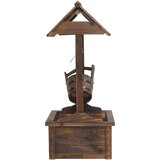  Vodnjak z vretenom in črpalko 57x50x112 cm trden les jelke, (21239207) | Shoptok.si