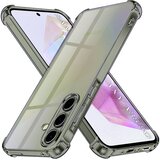 Techsuit Shockproof Clear Silicone zaštitna maskica za Samsung Galaxy A35 5G – smoke crna | shoptok.hr
