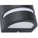 vidaXL Zunanje stenske svetilke 2 kosa 35 W črne polkrožne | Shoptok.si