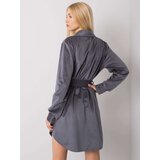 Italy Moda Dress-DHJ-SK-10333.12P-Graphite | shoptok.hr