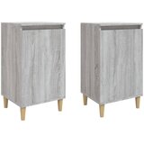 Maison Chic Dvo delni komplet Nočne omarice - Nočne mize siva sonoma 40x35x70 cm inženirski les, (21686736) Cene