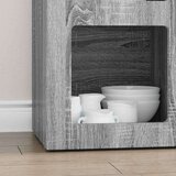  Strani šal Siva Sonoma 59 x 35 x 80.5 cm Konstruiran les, (5000107757) | Shoptok.si