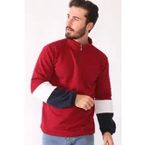 Dewberry 1041 MEN'S SWEATSHIRT-BURGUNDY