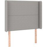 Box spring krevet s madracem svjetlosivi 90x190 cm od tkanine | shoptok.hr