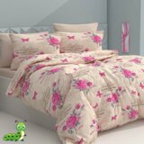  posteljina za bračni krevet flower Cene