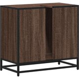 vidaXL Kupaonski ormarić za umivaonik smeđi hrast 65x33x60 cm | shoptok.hr