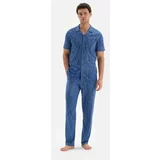 Dagi Pajama Set - Blue - Graphic