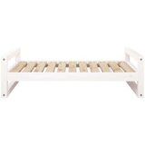  Krevet za pse bijeli 95 5 x 65 5 x 28 cm od masivne borovine | shoptok.hr