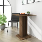 The Living Store Klubska mizica rjavi hrast 60x60x75 cm konstruiran les - Bistro Miza, (21662921) | Shoptok.si