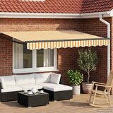 Ručna zlačivna tenda s LED diodama 3,5 x 2,5 m | shoptok.hr