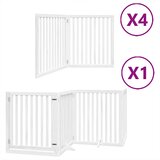  Vrata za pse s vratašcima 12 panela sklopiva 960 cm drvo topole | shoptok.hr