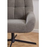 Actona Siv/rjav fotelj iz tkanine bouclé Paris – | Shoptok.si