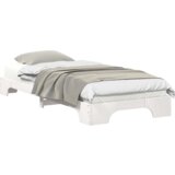 vidaXL Posteljni okvir s shranjevanjem Bela 90 x 220 cm les | Shoptok.si