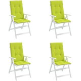  Jastuci za vrtne stolice 4 kom svjetlozeleni 120x50x3cm tkanina | shoptok.hr