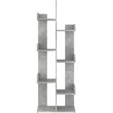 Ormarić za knjige boja betona 48x25,5x140 cm konstruirano drvo | Shoptok.si