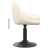 vidaXL Jedilni stol krem žamet | Shoptok.si