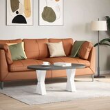  Noge za klubsko mizico v obliki črke X, 2 kosa, bele barve, 38 x (42-43) cm, jeklo, (22123985) | Shoptok.si