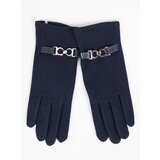 Yoclub Woman's Women's Gloves RES-0095K-195C Navy Blue Cene