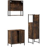  3-dijelni set kupaonskog namještaja boja hrasta drveni | shoptok.hr