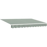  Ročno senčilo s LED-ji Zelena in Bela 3,5 x 2,5 m, (5000211233) | Shoptok.si