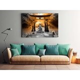  Slika - Buddha Smile (1 Part) Wide Orange 120x80 | shoptok.hr