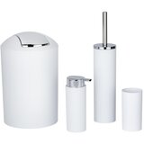 Wenko Bijeli plastičan set pribora za kupaonicu Calvo – | shoptok.hr