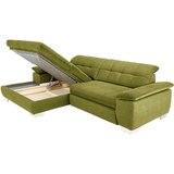 CARRYHOME KOTNA SEDEŽNA GARNITURA, mikrovlakna svetlo zelena | Shoptok.si
