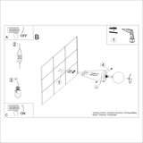  Sollux SL.1461 - Zidna svetiljka YOLI 1xG9/8W/230V crna | Eponuda.com