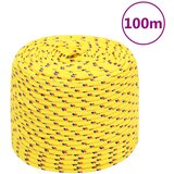 vidaXL Vrv za čoln rumena 10 mm 100 m polipropilen Cene