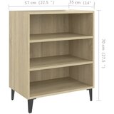  Komoda boja hrasta sonome 57 x 35 x 70 cm od konstruiranog drva | shoptok.hr