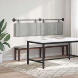  Držeće uzglavlje Zidne Oblačnosiva 170 x 55 x 5 cm tkanina - Siva boja oblaka 160 cm bez LED svjetla | shoptok.hr