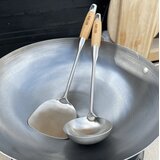 Lopatica HOT WOK lopatica za ponev wok in paella, nerjaveče jeklo HW 6010 | Shoptok.si