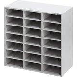 eurokraft pro Urejevalni nastavek, VxŠxG 922 x 913 x 420 mm, 21 predelkov, svetlo siva RAL 7035 | Shoptok.si