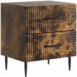  Noćni ormar s ladicama 2 pcs Dimljeni hrast 43 x 34,5 x 47,5 cm | Eponuda.com