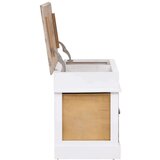  Klupa za hodnik od drva paulovnije 70 x 35 x 45 cm | shoptok.hr