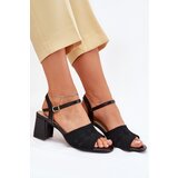 Boto Women's Heeled Sandals Black Sarena | ePonuda.com