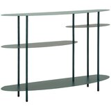 Mauro Ferretti Zelenomodra kovinska stranska mizica 34x118 cm Saturn – Cene