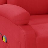  Masažna fotelja od umjetne kože crvena | shoptok.hr