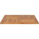 Stolna ploča od masivne tikovine četvrtasta 80 x 80 x 2,5 cm | shoptok.hr