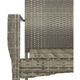  5-dijelni vrtni blagovaonski set crno-sivi od poliratana | shoptok.hr