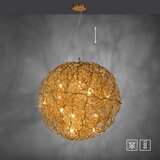 PAUL NEUHAUS 2019-12 - Luster na sajli SAREA 15xG9/40W/230V zlatna | Eponuda.com