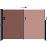  Bočna tenda na uvlačenje smeđa 140 x 500 cm | shoptok.hr
