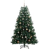  Umjetno božićno drvce 300 LED sa šarkama i kuglicama 180 cm | shoptok.hr