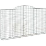  Lučne gabionske košare 3 kom 300x30x160/180cm pocinčano željezo | shoptok.hr