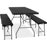 springos Set vrtni prijenosni sklopivi stol i 2 klupe 180 cm | shoptok.hr