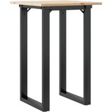  Blagovaonski stol O-oblika 50x50x75 cm od borovine i čelik | shoptok.hr