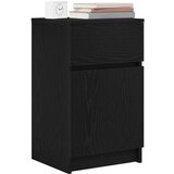 vidaXL Nočna omarica 2 kosa črna 39x35x65 cm inženirski les | Shoptok.si