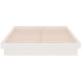  Posteljni okvir bel iz trdnega lesa 120x200 cm, (20647165) | Shoptok.si