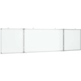  Magnetna bijela ploča sklopiva 200 x 40 x 1 7 cm aluminijska | shoptok.hr