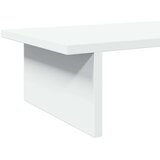  Stalak za monitor bijeli 100 x 27 x 15 cm od konstruiranog drva | shoptok.hr